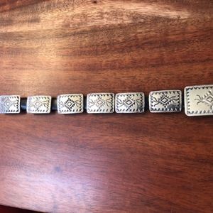 Santa Fe Concho Leather Belt